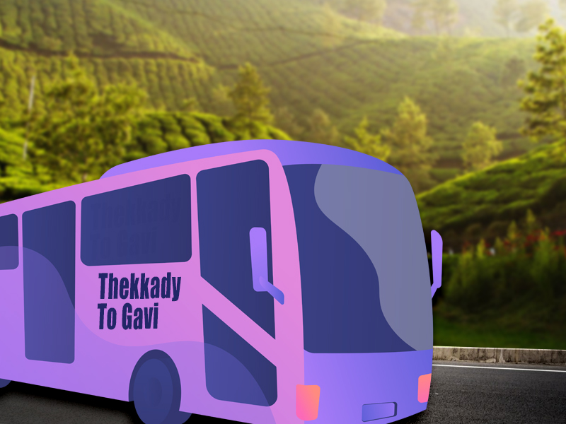 Gavi via Thekkady - Forest Department with package for tourists